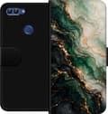 Kompatibelt Lommeboketui til Huawei P smart Smaragdmarmor grønn