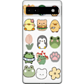 Pikkukuva 1 / 3: Google Pixel 6a Läpinäkyvä kuori Kawaii Friends