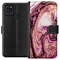 Miniatyrbillede 1 af 3: Samsung Galaxy A21s Tegnebogsetui Mønster