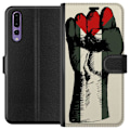 Miniatyrbillede 1 af 3: Huawei P20 Pro Tegnebogsetui Hånd bundet i Palæstinas farver - kraftfuldt symbol for frihedsbevægelsen
