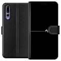 Miniatyrbillede 1 af 3: Huawei P20 Pro Tegnebogsetui Minimalistiske fugle sort
