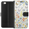 Miniatyrbillede 1 af 3: Apple iPhone 5 Tegnebogsetui Sommerblomster