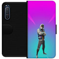 Miniatyrbillede 1 af 3: Sony Xperia 5 II Tegnebogsetui sort ridder fortnite