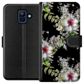Miniatyrbillede 1 af 3: Samsung Galaxy A6 (2018) Tegnebogsetui Blomststjerne