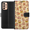 Miniatyrbillede 1 af 3: Samsung Galaxy A23 Tegnebogsetui Kawaii capybara mobilcover med flere søde figurer