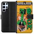 Miniatyrbilde 1 av 3: Samsung Galaxy S22 Ultra 5G Lommeboketui Minecraft Boom