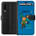Pikkukuva 1 / 3: Huawei P30 Lompakkokotelo Minecraft Luolastot