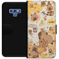Pikkukuva 1 / 3: Samsung Galaxy Note9 Lompakkokotelo Kawaii capybara mobilskal med gulliga djurmotiv