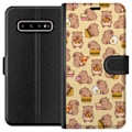 Miniatyrbillede 1 af 3: Samsung Galaxy S10+ Tegnebogsetui Kawaii capybara mobilcover med flere søde figurer