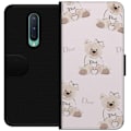 Miniatyrbillede 1 af 3: OnePlus 8 Tegnebogsetui Teddy Dior Vibes - luksuriøs bamse i modetil