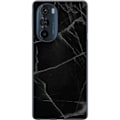 Pikkukuva 1 / 3: Motorola Edge 30 Pro Läpinäkyvä kuori Musta marmori