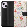 Miniatyrbillede 1 af 3: Apple iPhone 15 Plus Tegnebogsetui Blomster