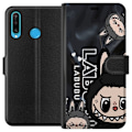 Miniatyrbillede 1 af 3: Huawei P30 lite Tegnebogsetui <nl>Labubu Black Energy - Sort m