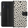 Miniatyrbillede 1 af 3: Samsung Galaxy A40 Tegnebogsetui Dot Dance