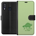 Pikkukuva 1 / 3: Samsung Galaxy A40 Lompakkokotelo Dinosaurukset