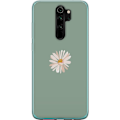 Pikkukuva 1 / 3: Xiaomi Redmi Note 8 Pro  Läpinäkyvä kuori Vihreä Minimalikukka - tyylikäs kukka vihreällä taustalla