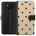 Miniatyrbilde 1 av 3: Xiaomi Poco X3 NFC Lommeboketui Hjertegrind
