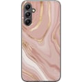 Miniatyrbillede 1 af 3: Samsung Galaxy S23 FE Gennemsigtig cover Lyse Rosa Marmor