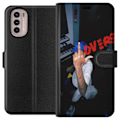 Miniatyrbillede 1 af 3: Motorola Moto G41 Tegnebogsetui Kærlighed Mystik Design Romantisk Motiv Populært Grafisk Mønster Mode Stil