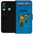 Miniatyrbillede 1 af 3: Huawei P40 lite E Tegnebogsetui Minecraft Huler