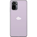 Pikkukuva 1 / 3: Xiaomi Redmi Note 10 Läpinäkyvä kuori Lila Pilvi - minimalistinen pilvi lila taustalla