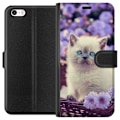 Miniatyrbillede 1 af 3: Apple iPhone 5 Tegnebogsetui Kat