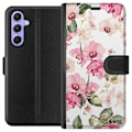 Miniatyrbillede 1 af 3: Samsung Galaxy A54 Tegnebogsetui Blomster