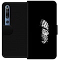 Miniatyrbillede 1 af 3: Xiaomi Mi 10 Pro 5G Tegnebogsetui Keffiyeh-mønster - klassisk sort-hvid palæstinensisk tørklæde med kulturel betydning