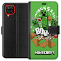 Miniatyrbilde 1 av 3: Samsung Galaxy A12 Lommeboketui Minecraft Boom