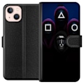 Pikkukuva 1 / 3: Apple iPhone 13 Lompakkokotelo Squid Game Kausi 3 Uudet Ikoni Suosittu Sarja TV Motiivi Aasialainen Draama Trendikäs Graafinen Suunnittelu