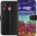 Kompatibelt Plånboksfodral till Samsung Galaxy A20e Minecraft