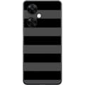 Kompatibel Mobilcover til OnePlus Nord CE 3 Lite Sortgrå striber sort