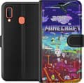 Kompatibelt Plånboksfodral till Samsung Galaxy A20e Minecraft