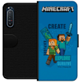 Pikkukuva 1 / 3: Sony Xperia 5 II Lompakkokotelo Minecraft Luolastot