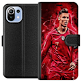 Miniatyrbild 1 av 3: Xiaomi Mi 11 Lite Plånboksfodral Ronaldo Skills – CR7 Design för Äkta Supporters