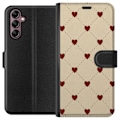 Miniatyrbild 1 av 3: Samsung Galaxy A14 5G Plånboksfodral Heart Grid
