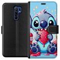 Pikkukuva 1 / 3: Xiaomi Redmi 9 Lompakkokotelo Strawberry Stitch