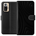 Miniatyrbillede 1 af 3: Xiaomi Redmi Note 10 Pro Tegnebogsetui Sorte Bølger