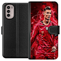 Pikkukuva 1 / 3: Motorola Moto G41 Lompakkokotelo Ronaldon Taidot - CR7 Suunnit