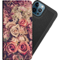 Miniatyrbillede 1 af 9: Apple iPhone 12 Pro Tegnebogsetui Blomster