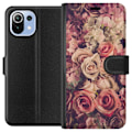Miniatyrbillede 1 af 3: Xiaomi Mi 11 Lite Tegnebogsetui Blomster