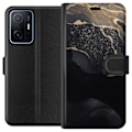 Miniatyrbillede 1 af 3: Xiaomi 11T Tegnebogsetui Sort guld abstrakt
