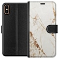 Pikkukuva 1 / 3: Apple iPhone XS Lompakkokotelo Valkoinen marmori
