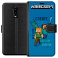 Miniatyrbillede 1 af 3: OnePlus 6T Tegnebogsetui Minecraft Huler
