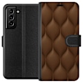 Miniatyrbild 1 av 3: Samsung Galaxy S21+ 5G Plånboksfodral Cocoa Scales