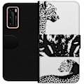 Pikkukuva 1 / 3: Huawei P40 Lompakkokotelo Leopard Faces