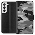 Pikkukuva 1 / 3: Samsung Galaxy S22 5G Lompakkokotelo Militääri B/W