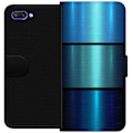 Miniatyrbillede 1 af 3: Honor 10 Tegnebogsetui Blå Metallic Striber