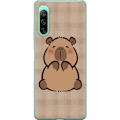 Pikkukuva 1 / 3: Sony Xperia 10 IV Läpinäkyvä kuori Mobilskal kawaii capybara flera figurer japansk stil