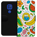 Miniatyrbillede 1 af 3: Motorola Moto G9 Play Tegnebogsetui Sommerfugle Slør